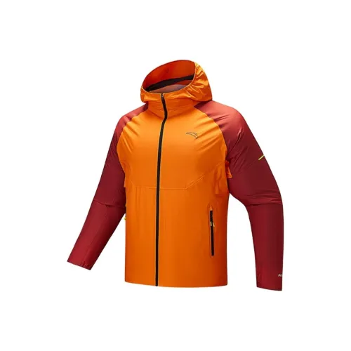 Anta Running Collection Jackets Coats Men's Rusty Red/Lava Orange