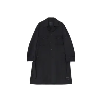 Yohji Yamamoto Coats Unisex Black
