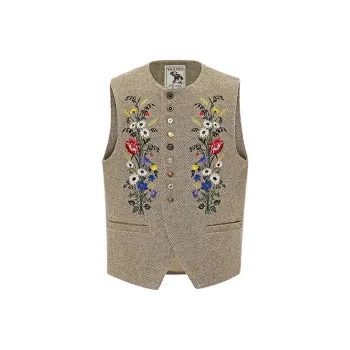 VALLEYOUTH Vest Unisex Gray Green