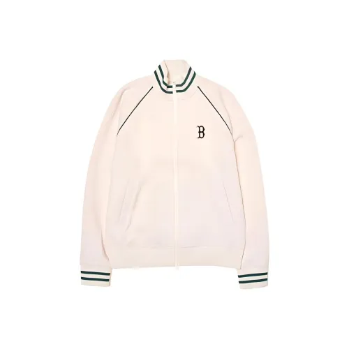 MLB Boston Red Sox Jackets Coats Unisex Cream