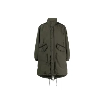 STONE ISLAND David Compass badge Long Raincoat