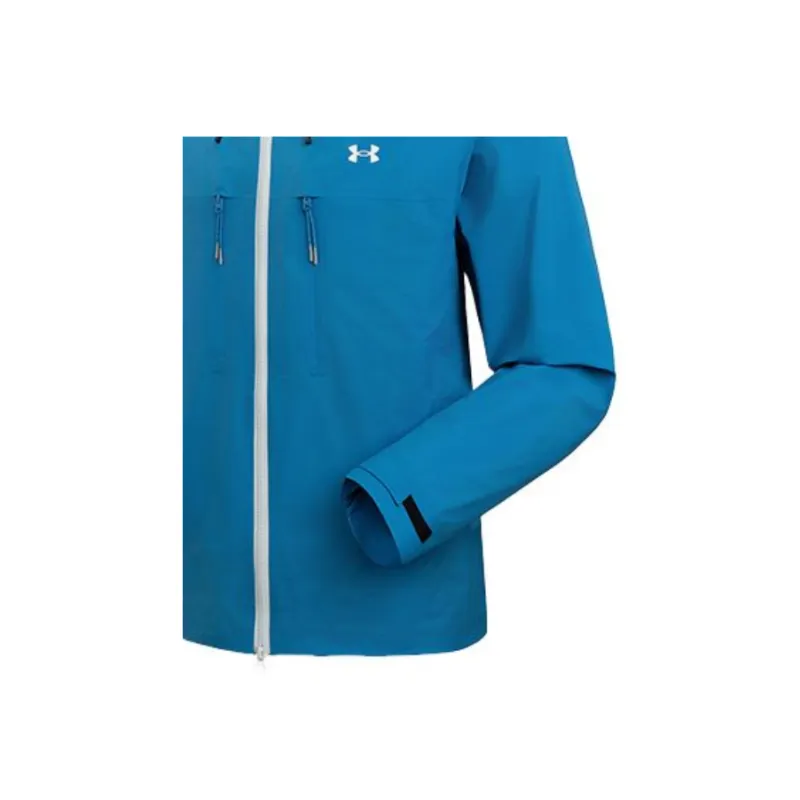 Under Armour SS25 Waterproof, Windproof, Breathable, Abrasion Resistant, Rainproof Windbreaker Jacket Men's Storm Blue-2