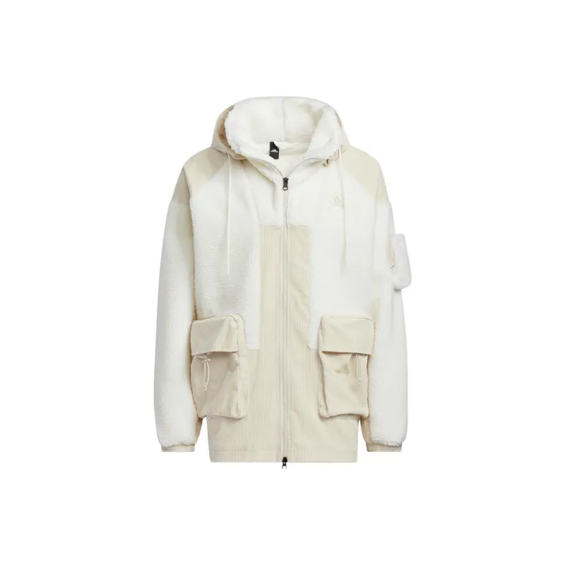 Adidas Velvet Jackets Men White-0