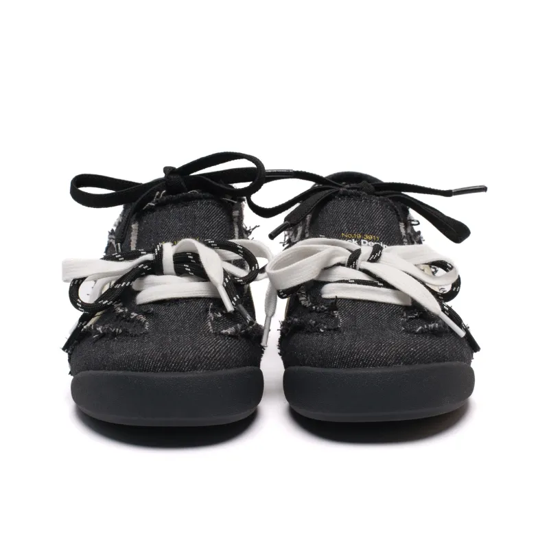 Ocai Cushioning Lightweight Slip Resistant Low Top Skateboard Shoes Women's Danny Black-2