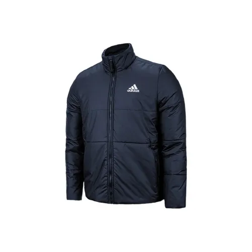 Adidas Puffer Jackets Men Dark Blue