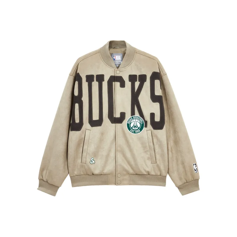 JACK JONES· x NBA JACK&JONESxNBA Spring Fall Jackets & Coats Men's Khaki-0