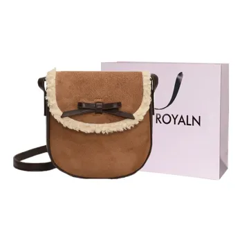 LOUIS ROYALN PU Shoulder Bag Women's Khaki