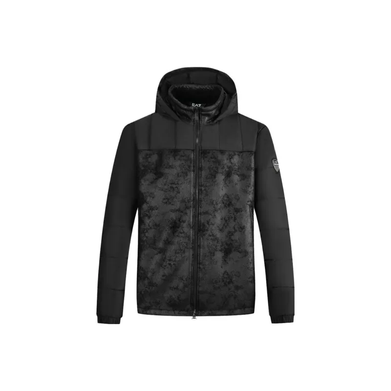 EMPORIO ARMANI EA7 FW23 Puffer Jacket Men's Black-0