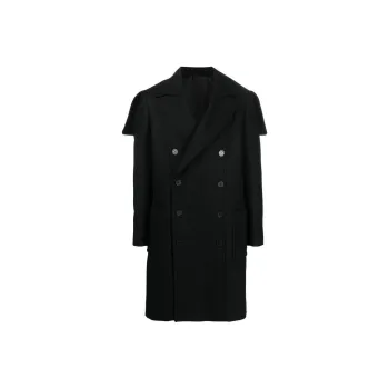 BALMAIN Double Breasted Long-Sleeved Coat