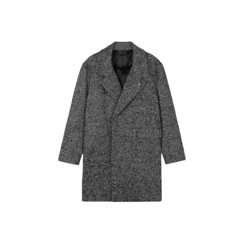 REPRESENT Double Breasted Overcoat Coats Men's Marble Color-0