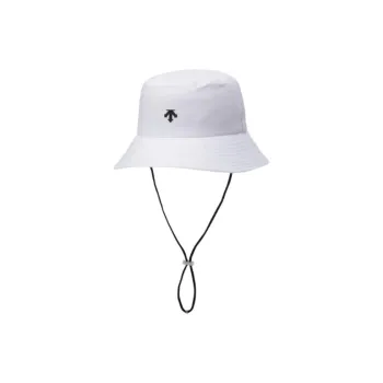 DESCENTE Polyester Bucket Hats Unisex White