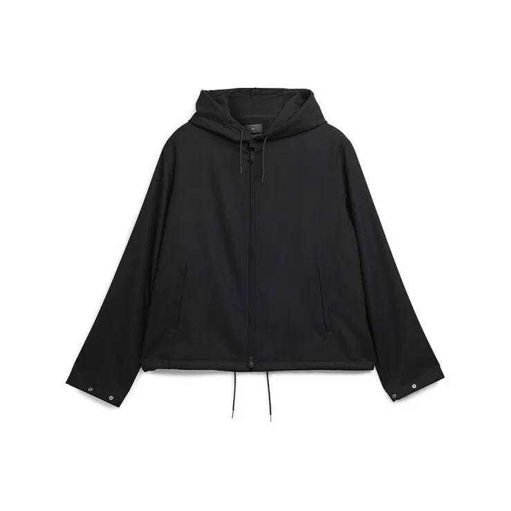 Y 3 Logo patch Flannel Hoodie-0