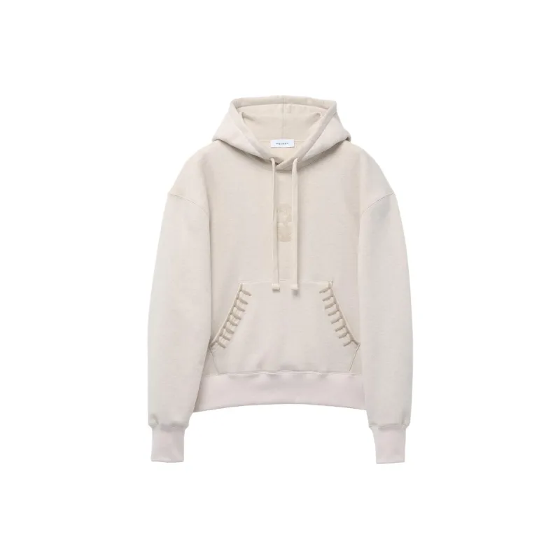 Alexander McQueen Skull Embroidered Drawstring Hoodie-0
