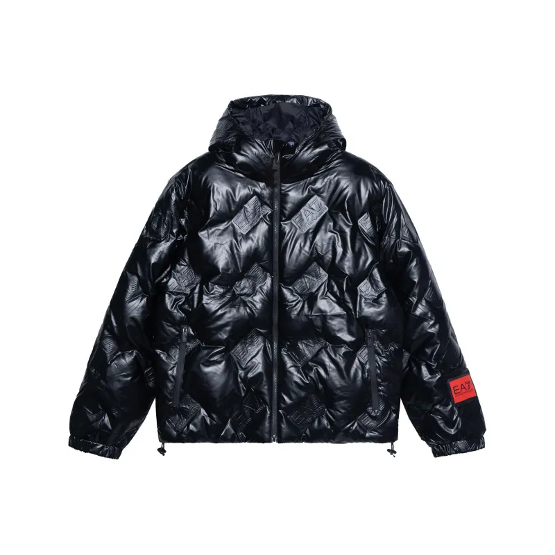 EMPORIO ARMANI EA7 FW23 Jackets Coats Men's Black-0