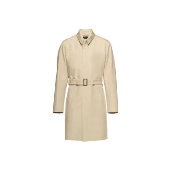 PRADA Long Sleeved Belted Coat