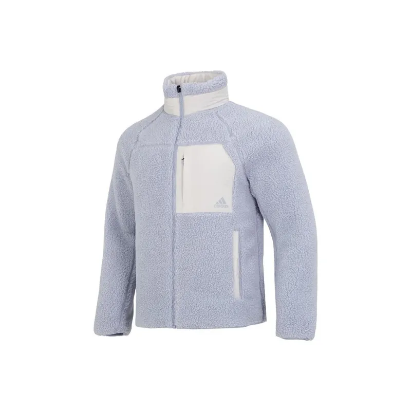 Adidas Velvet Jackets Men Blue-0