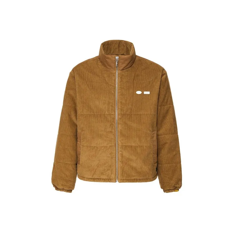 Randomevent X Reebok Puffer Jackets Unisex Tan-0