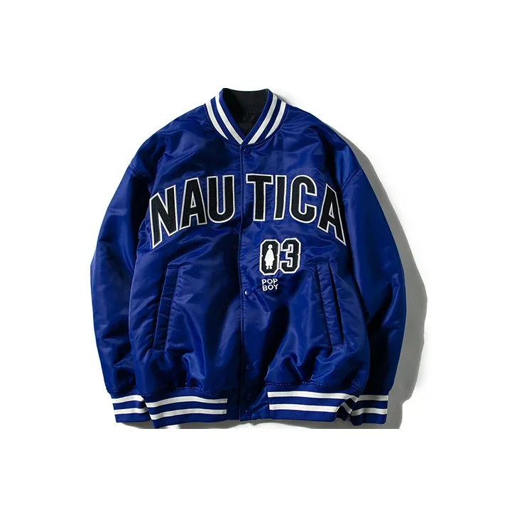 Nautica White Sail Nautica X POPBOY Baseball Jerseys Unisex-7
