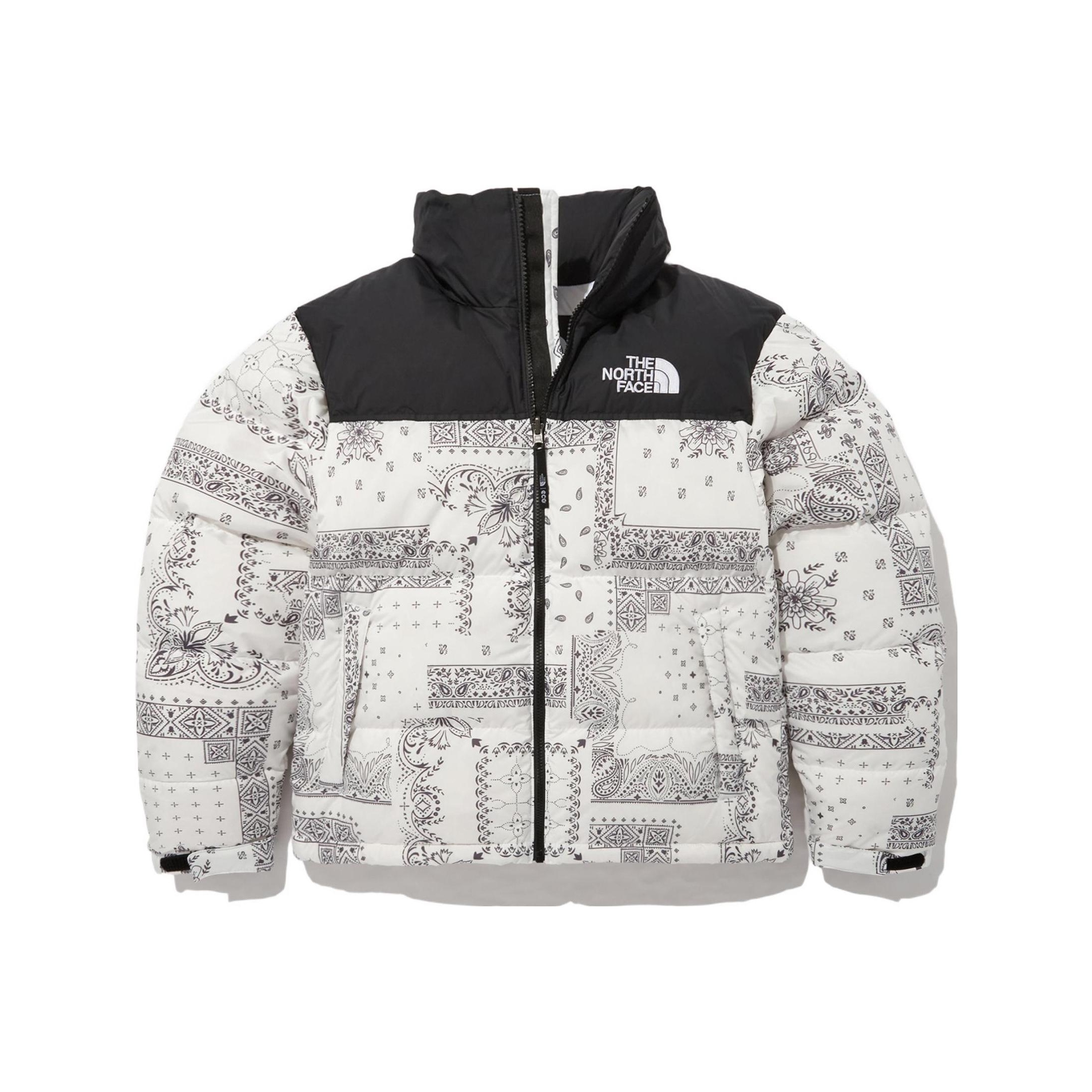 THE NORTH FACE M'S Nuptse on Ball Jacket White Sand Unisex