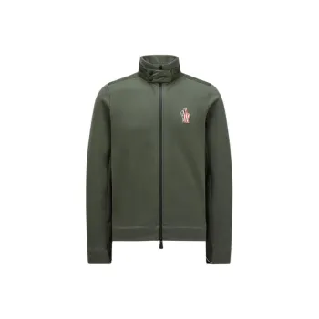 Moncler Logo Patch Fleece Jacket