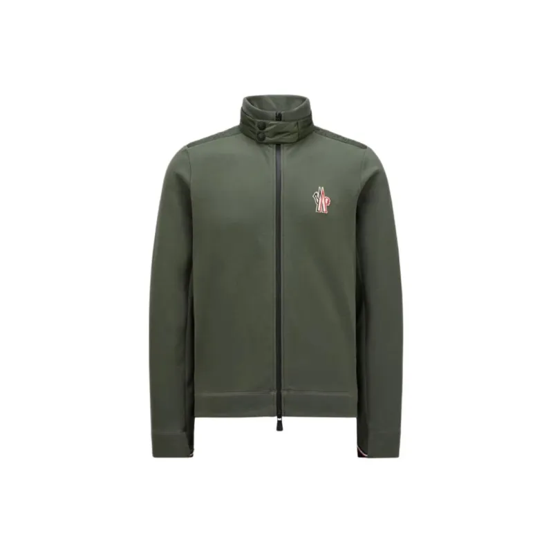 Moncler Logo Patch Fleece Jacket-0