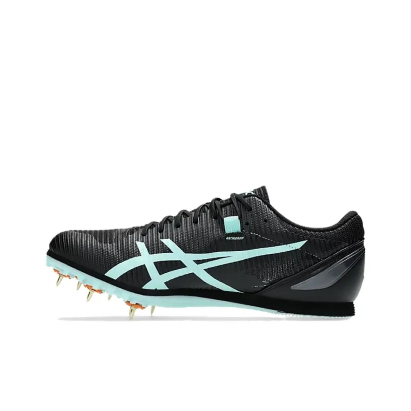 Asics HEATSPRINT 13 Slip Resistant And Abrasion Resistant Functionality Black Track And Field Shoes Men's Low Top-2