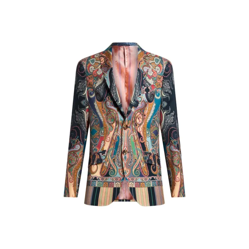 ETRO Floral Paisley Blazer-0