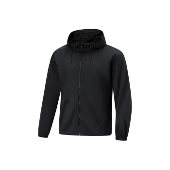 LiNing Fitness Series Breathable Water Resistant Sun Protection Clothing Men's Black