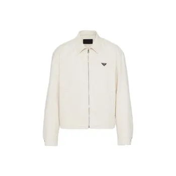 PRADA Velvet Denim Blouson Jacket