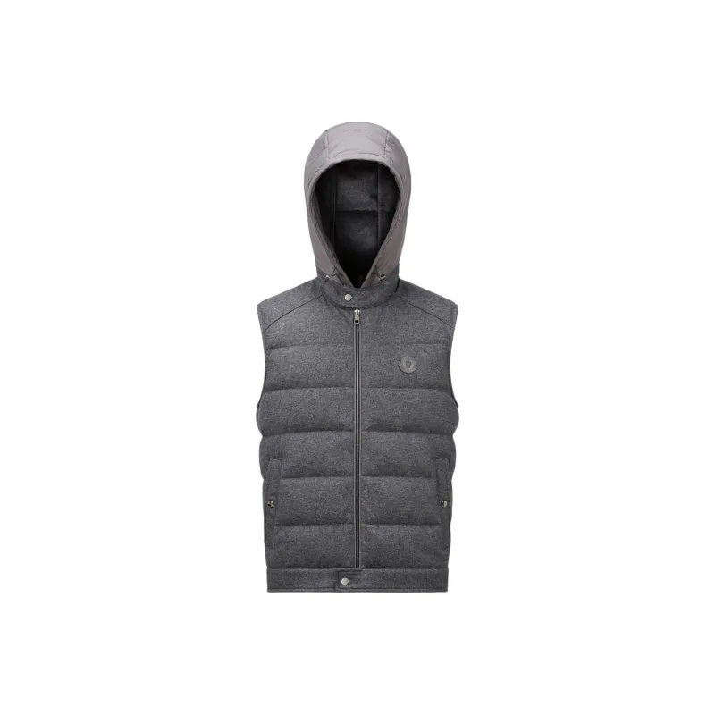 Moncler Vests Men Gray-0
