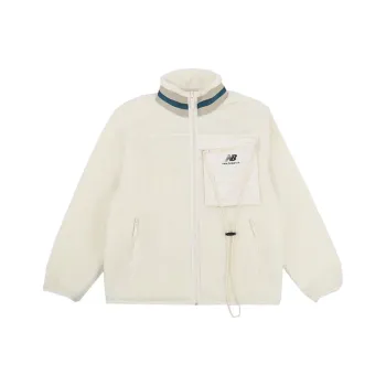 New Balance Leisure Lifestyle Series Velvet Jackets Unisex White