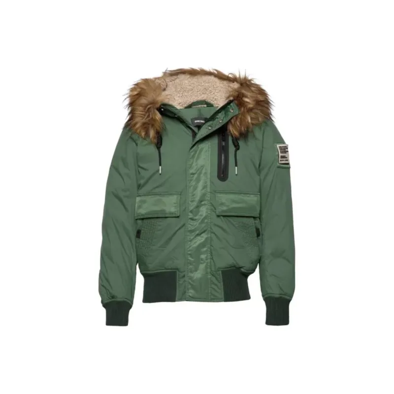 DIESEL Jackets Coats Men's Green-0
