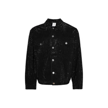 Vetements Iced Out Denim Jacket