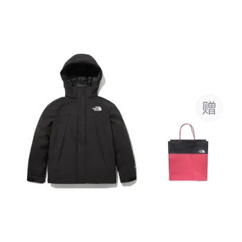 THE NORTH FACE Jacket Unisex Black Shopping Bag Included