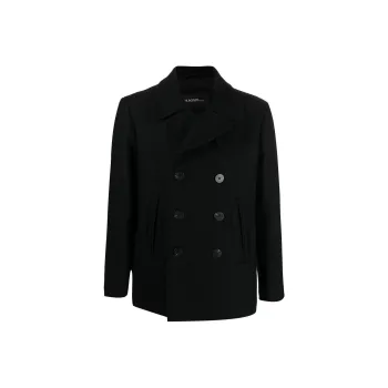 Neil Barrett Coats Men Black