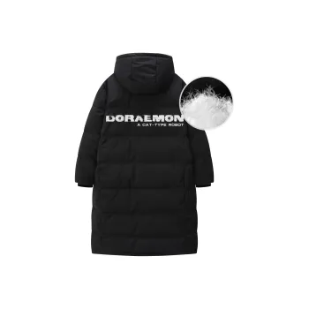 Doraemon Down Jackets Unisex Black