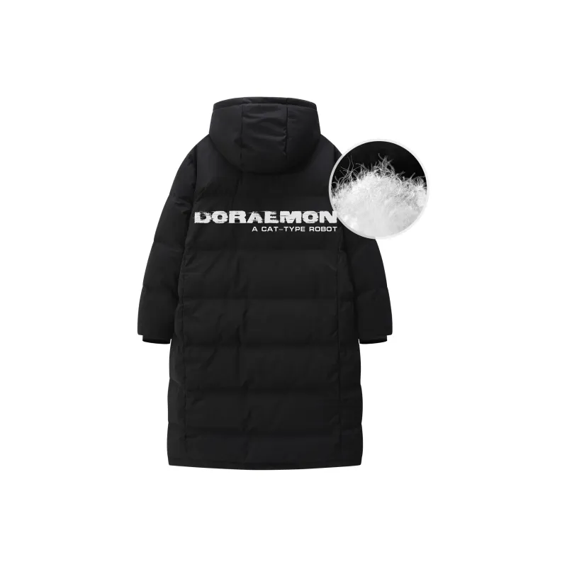 Doraemon Down Jackets Unisex Black-0