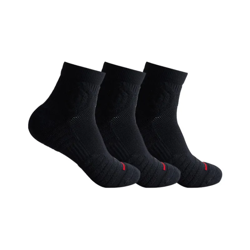 KANTANZHE Ankle Socks Unisex Combo Set Black-4
