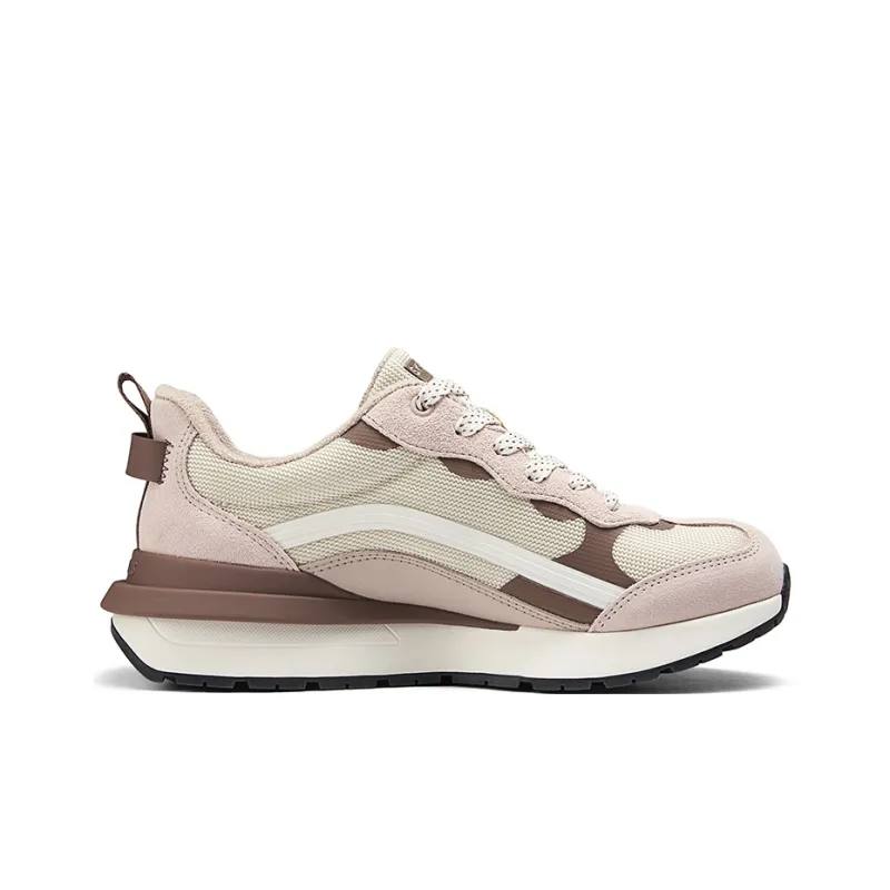 Skechers Street Kesa Shoes Height Increasing Wear Resistant Slip Resistant Low Top Casual Shoes Women's Pink Brown-9