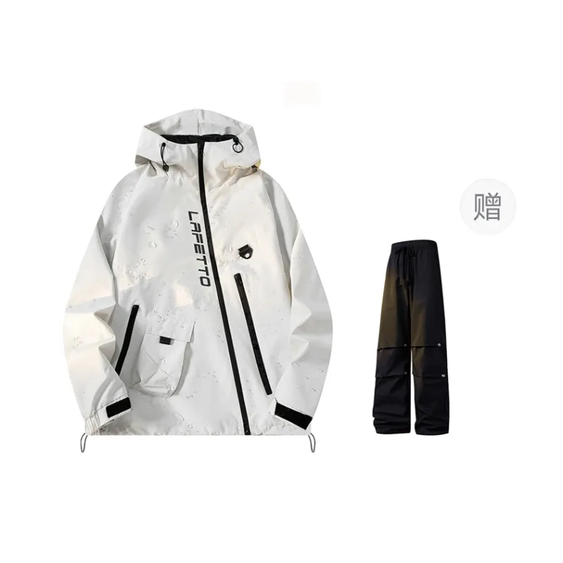 Lafetto Waterproof And Windproof Windbreaker Jacket Unisex-20