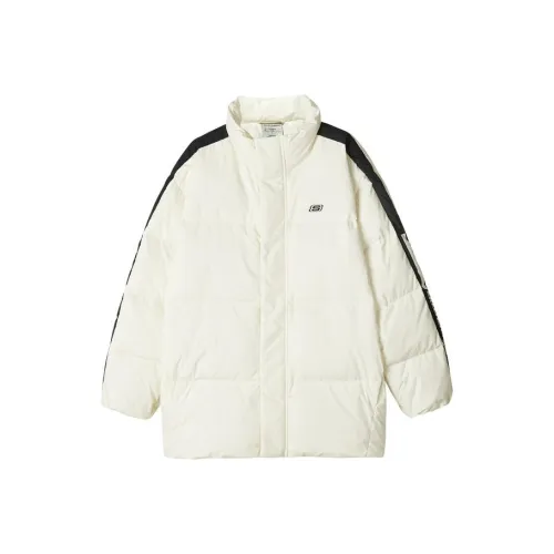 Skechers Sports Life Collection Down Jacket Men's Cream Beige White