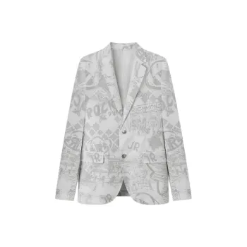 JOHN RICHMOND SS25 Business Suit Men's Raw White