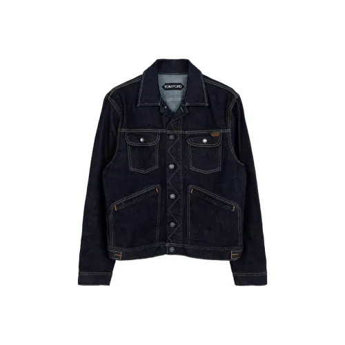 TOM FORD Denim Jacket Men's Dark Blue