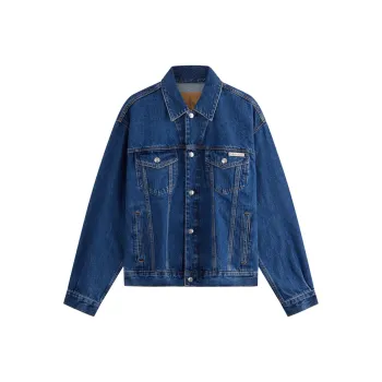 CALVIN KLEIN Denim Jacket Men's Denim Blue