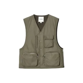 COS Vests Men Green
