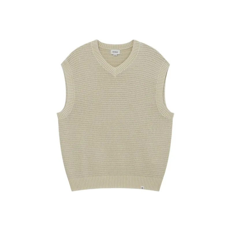 COVERNAT SS25 Tank Top Men's Beige-0