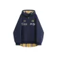 Navy Blue & Yellow Fleece-Lined