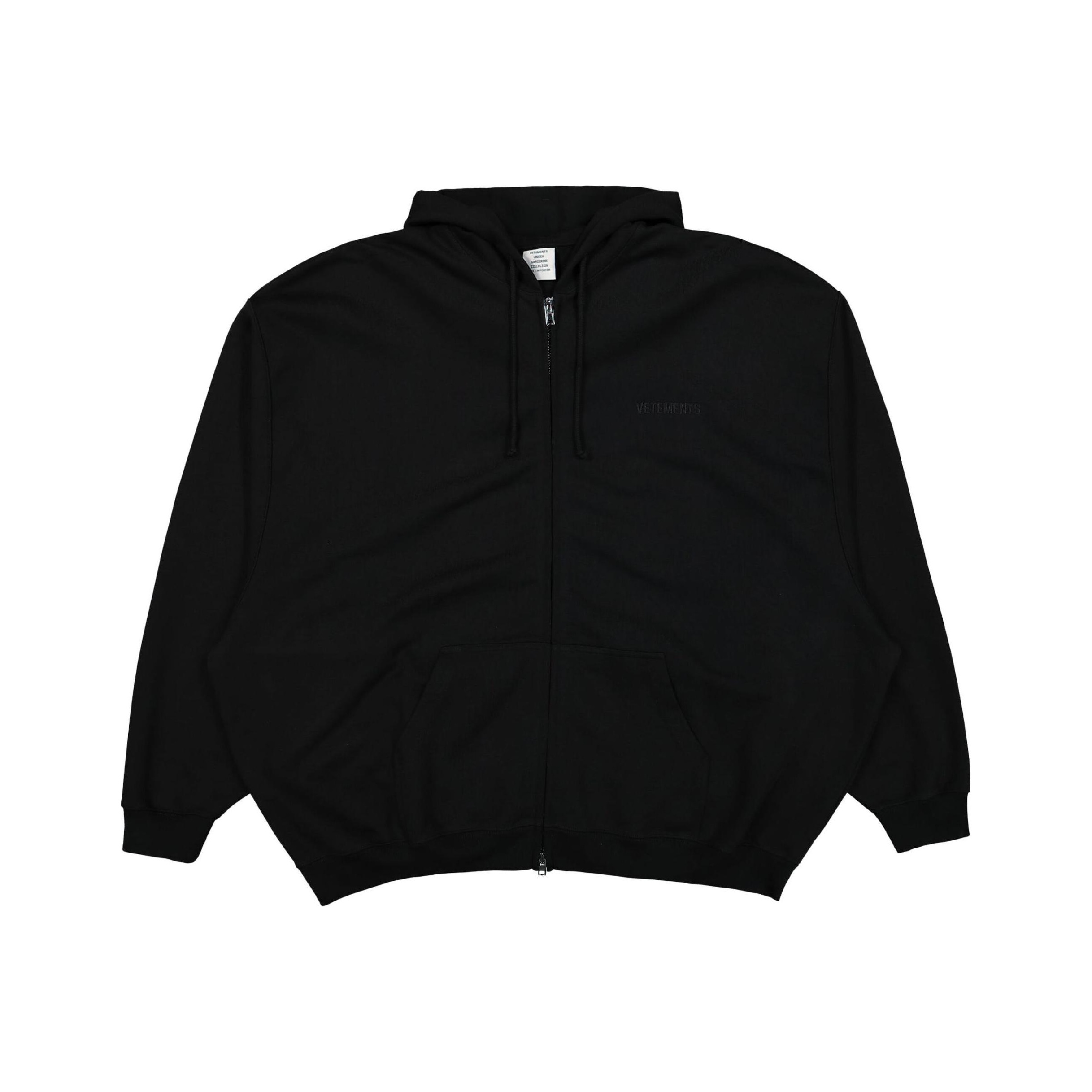 Vetements Zip Up Hoodie - POIZON Vetements Zip Up Hoodie - POIZON