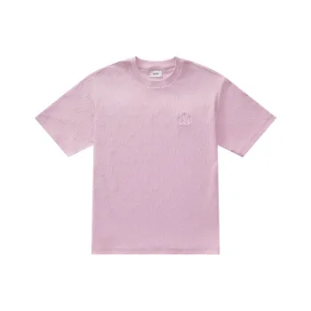 MLB MONOGRAM Collection New York Yankees SS25 T Shirt Unisex Heather Gray Pink