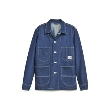 MCS Denim Jacket Men's Navy Blue